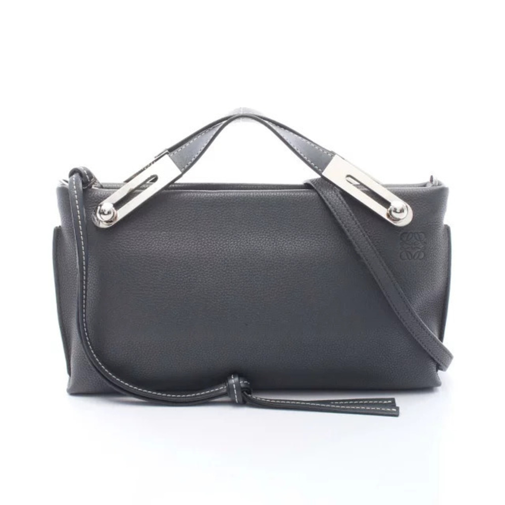 Loewe Missy Handbag Leather Gray